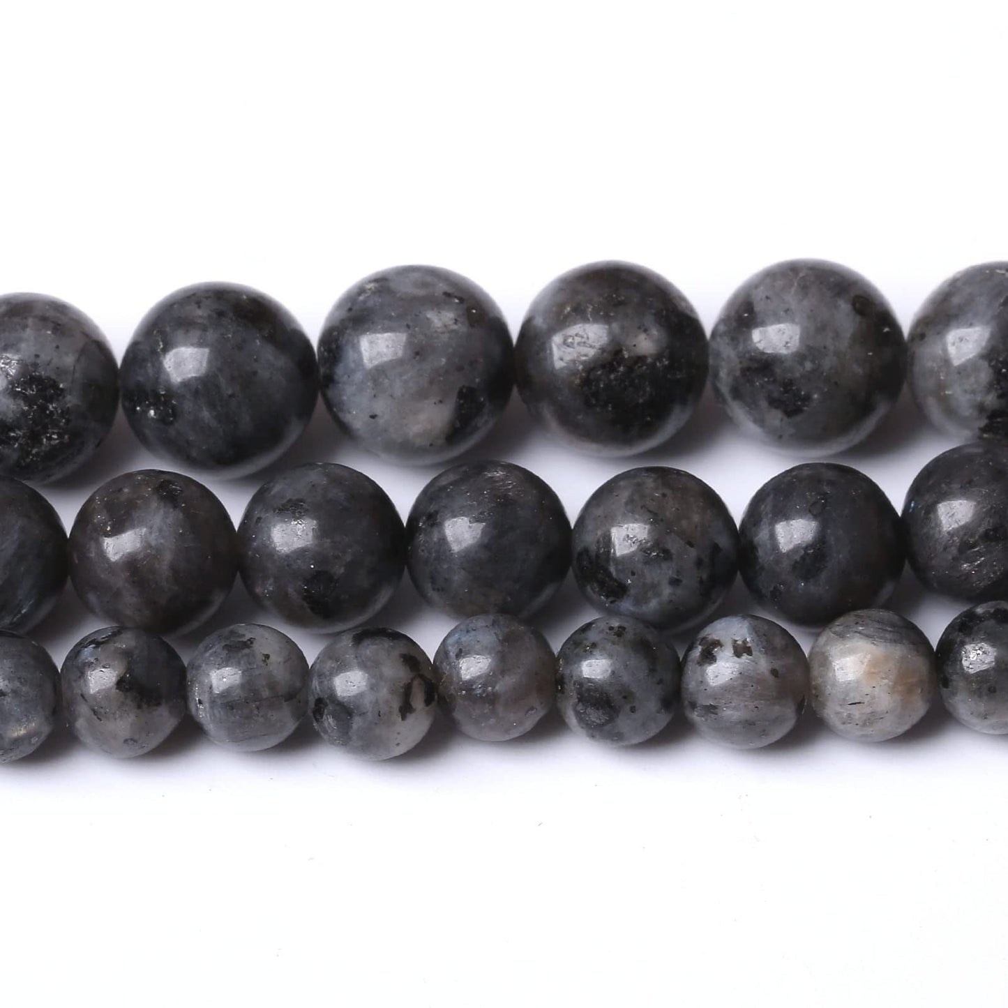 90PCS 4MM Black Larvikite Stone Beads Energy Healing Beads for DIY Jewelry Bracelet Necklace Making for Jewelry Making15