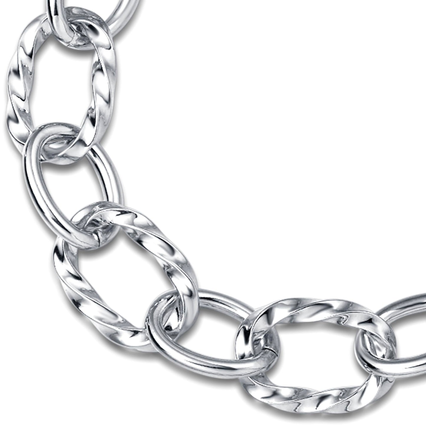 UNY JEWEL Luxury Fusion Twisted Cable Link Chain Necklace Designer Statement Women Jewelry Timeless Elegance Super Shinny