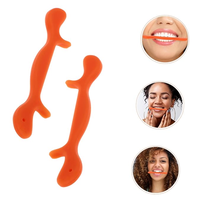 3pcs Smile Trainer Silicone Face Muscle Exerciser Slim Mouth Shaper for -wrinkle Safe Material for