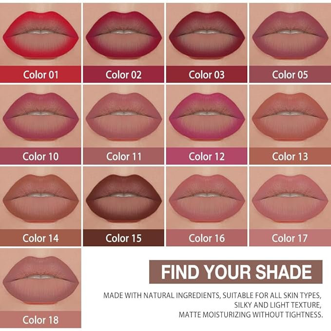 evpct 3Pcs Dusty Antique Rose Nude Brown Gradient Matte Lipstick Lip Liner Crayon Combo Pencil Set for Women Long Lasting, Cream Lip Liner and Lipstick Combo Makeup，Flawless Gradual Ombre Effect