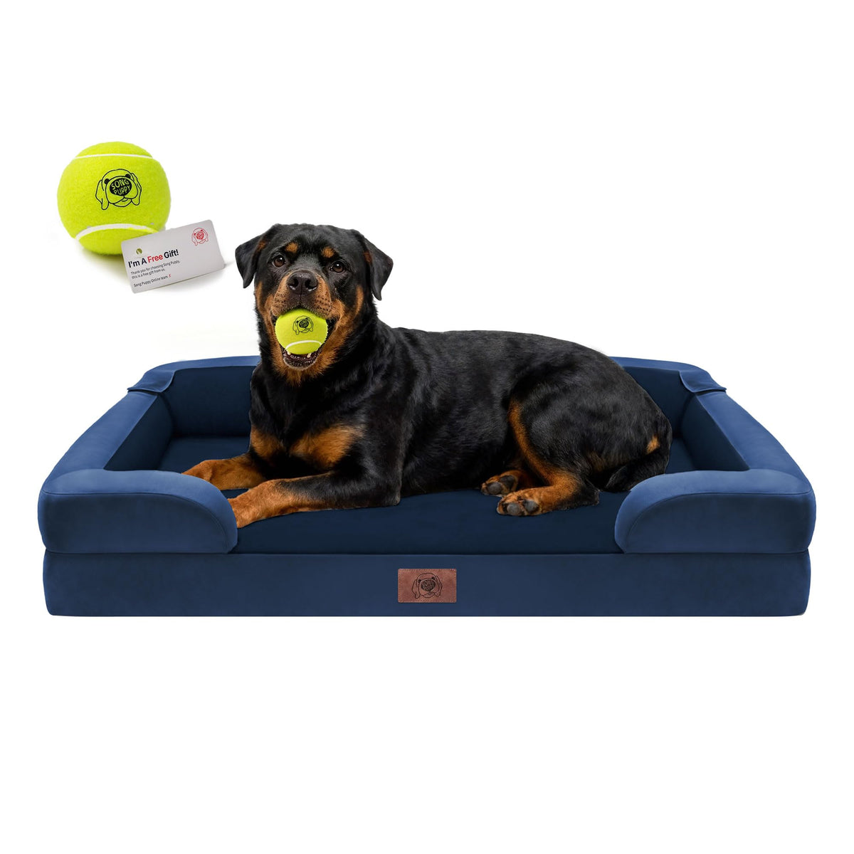 Song Puppy Waterproof Orthopedic Dog Bed for Extra Large Sized Dogs