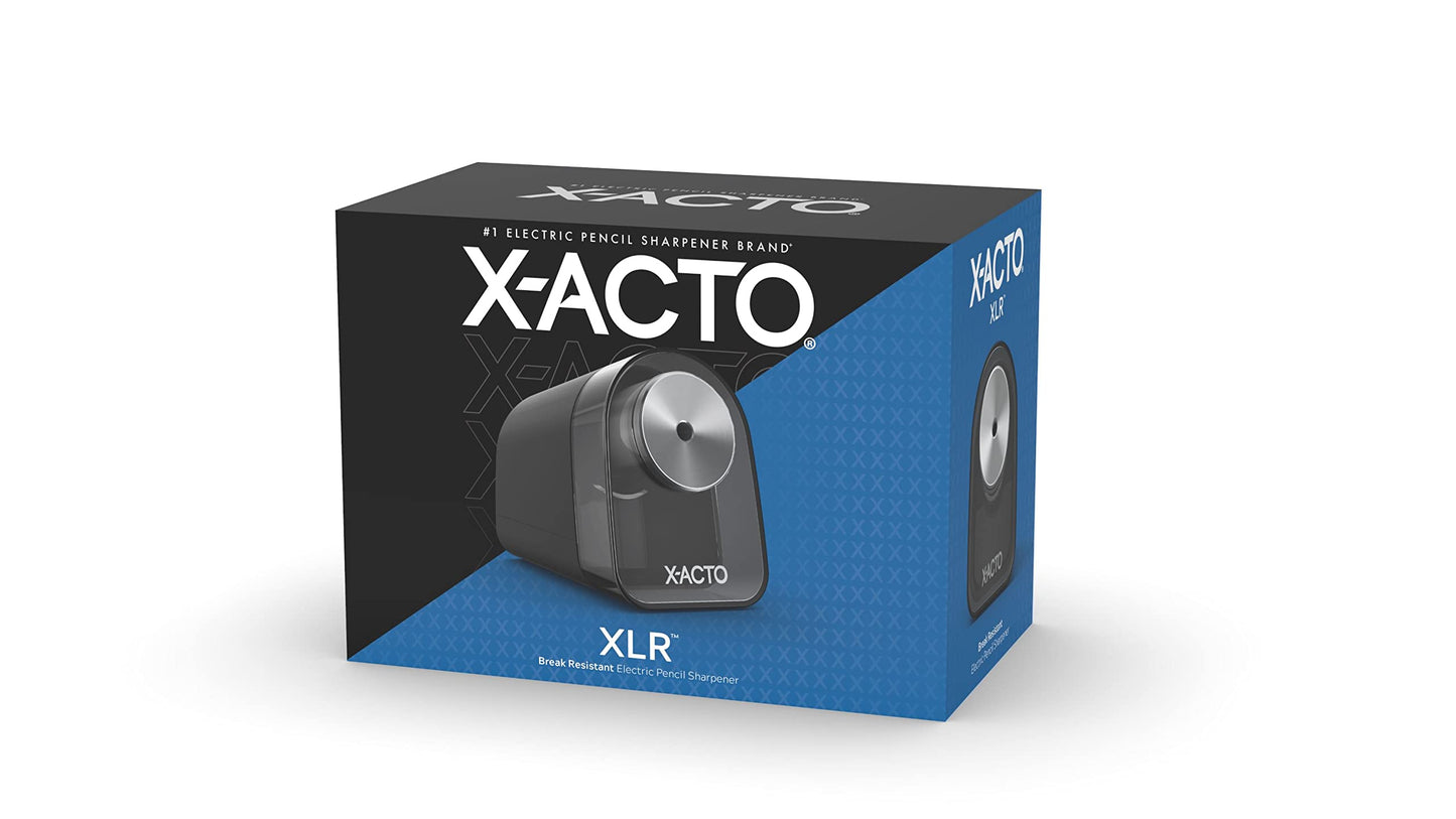 X-ACTO XLR Electric Pencil Sharpener, Black, 1 Count - Back to School, Teacher, Classroom Supplies