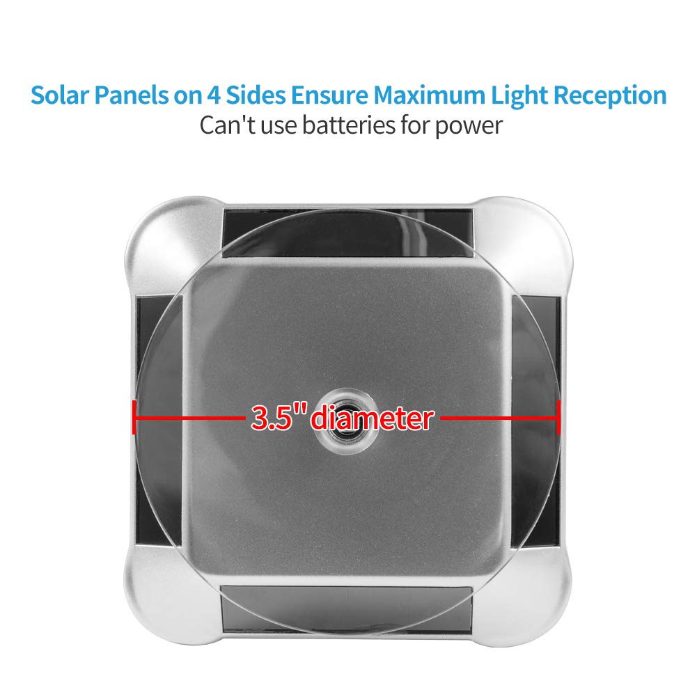 3D Printer UV Resin Curing Light with Solar Turntable 360°Rotating Stand for SLA DLP LCD 3D Printer Solidify Photosensitive Resin 405nm UV Resin Affect, DIY Curing Enclosure