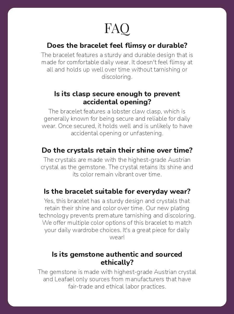 Leafael Infinity Love Heart Gift Bracelet for Women, January & July Birthstone Crystal, Siam Ruby Red, Silver Tone, 7-inch Chain and 2-inch Extender