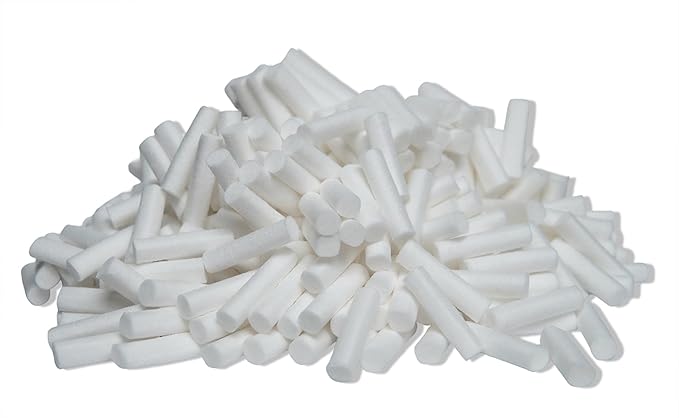 500 Dental Cotton Rolls, One Inch Nosebleed Plugs for Kids or Adults - Extra Absorbent Blood Clotting, Dental Cotton Rolls (500 Count)