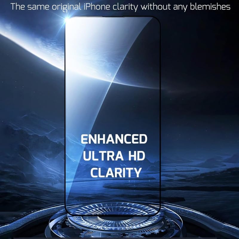 iPhone 14 Pro Screen Protector Tempered Glass Compatible with Apple Dynamic Island (2 Pack)