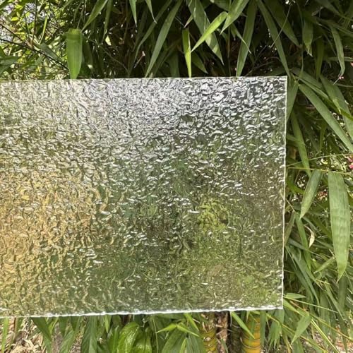 Set of 2 Acrylic Board Extruded Acrylic Sheet,1/8'' Thick PMMA Wave Rippe Sheet,Crystal Plastic Acrylic Sheets for DIY Crafts,Advertising,Sign,Display Cases (12''x16'') - size: 12''x16''