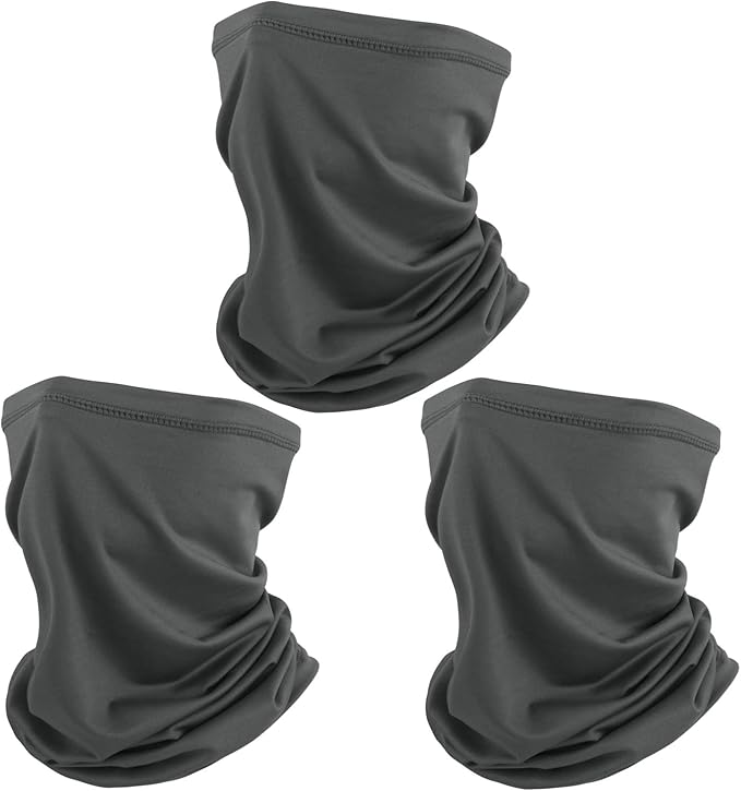 SUNLAND Breathable Gaiter Face Mask Neck Gaiter Scarf Dust Sun Protection Face Cover Windproof Ideal For Running Cycling