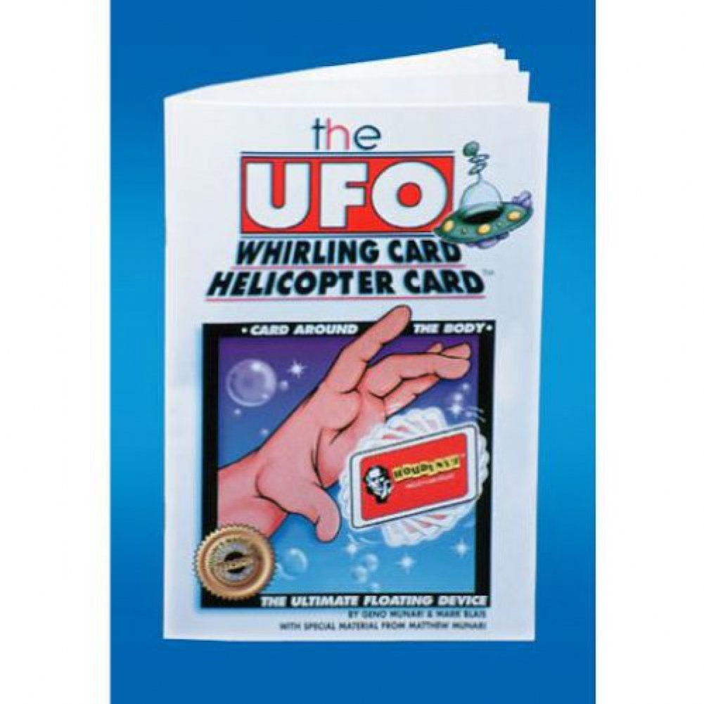 Houdini Magic UFO Whirling Card Book/Trick