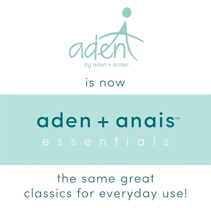 aden + anais Essentials Dream Blanket, Muslin Baby Blankets for Girls & Boys, Ideal Lightweight Newborn Nursery & Crib Blanket, Unisex Toddler & Infant Bedding, Shower & Registry Gift,Swans
