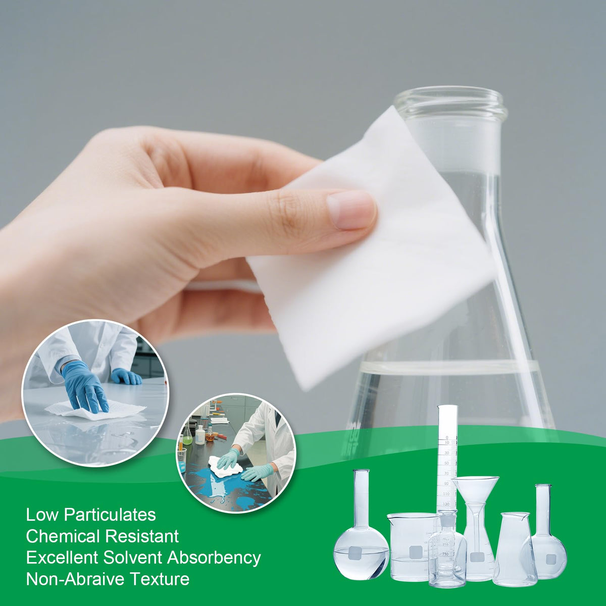 Cleanroom Wipes 6"x6" (300 Count)