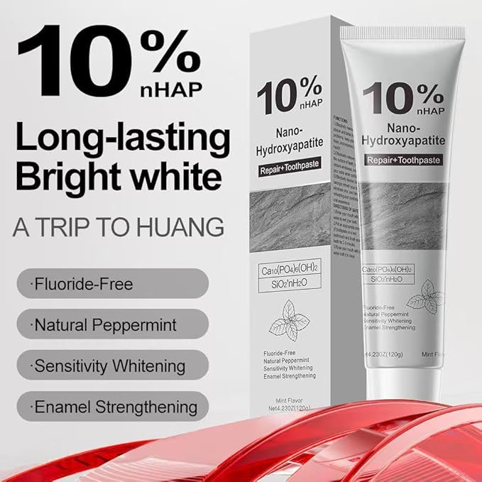 Hydroxyapatite Toothpaste SP-6 Probiotic Toothpaste Set for Enamel Protection and Tooth Strengthening Fresh Breath Gum Health Fluoride-Free whitening toothpasteToothpaste for Sensitive Teeth (1)