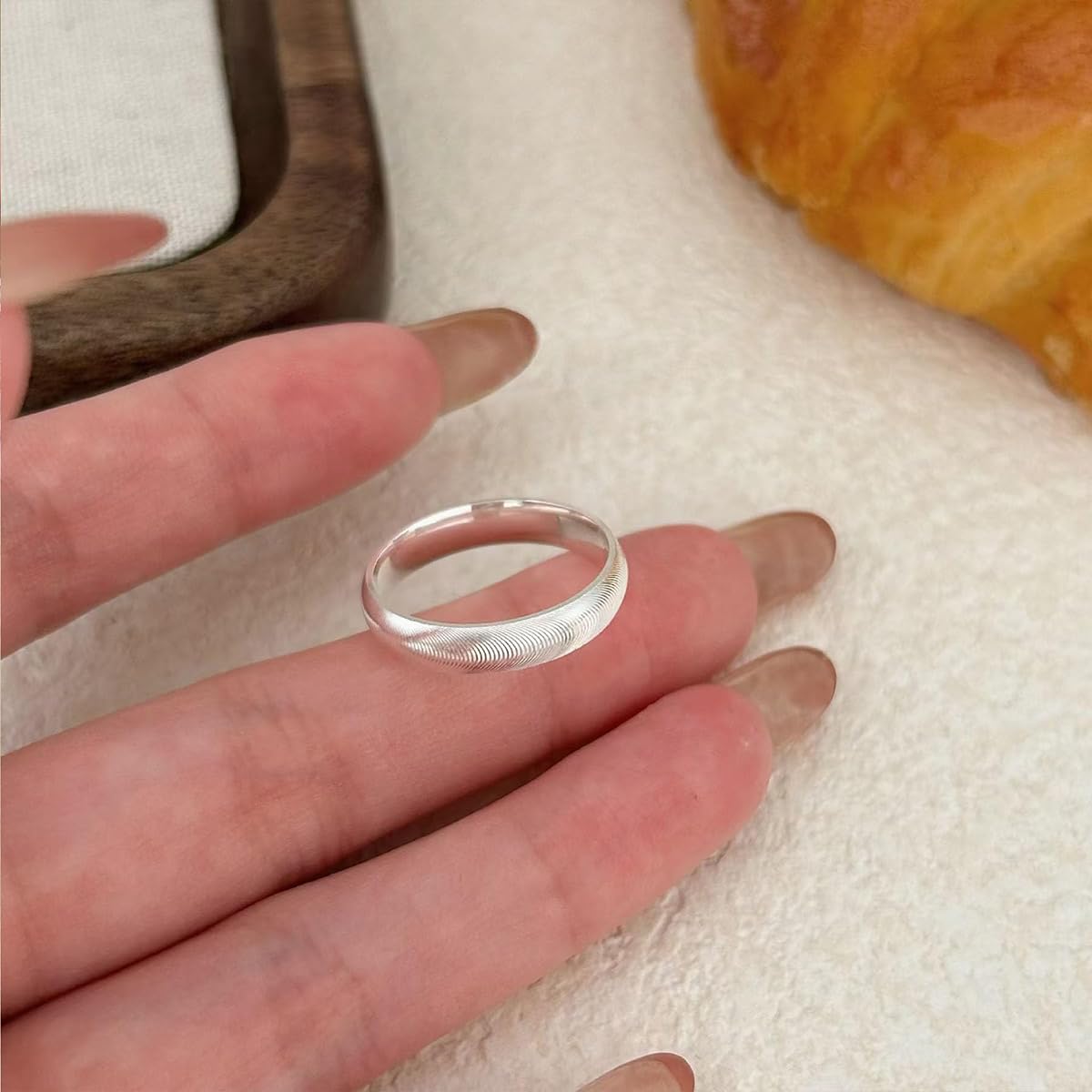 LUDKCCIR Lymphatic Magtherapy Cats Eye Ring for Women, Dainty Lymph Detox Drainage Titanium Ion Therapy Rings Finger Jewelry Gift for Men Gold 6