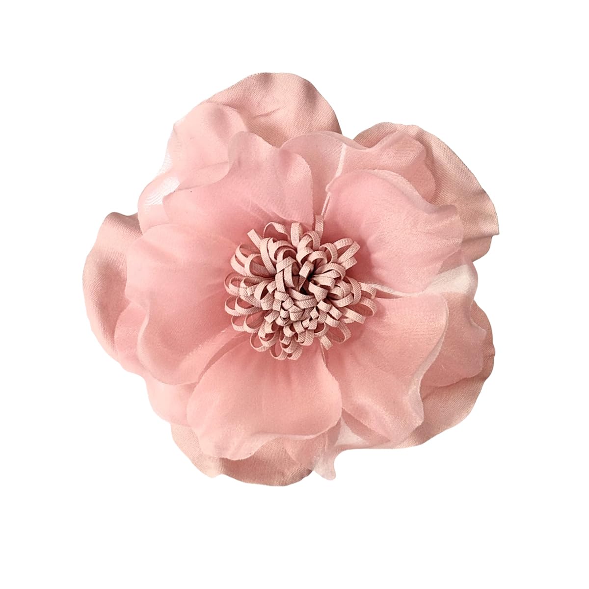 Elegant Large Cloth Flower Brooches Big Camellia Flower Pin for Women Dainty Cloth Fabric Rose Brooches Dress Skirt Scarf Hat Pins Clothing Decoration Accessories (P)