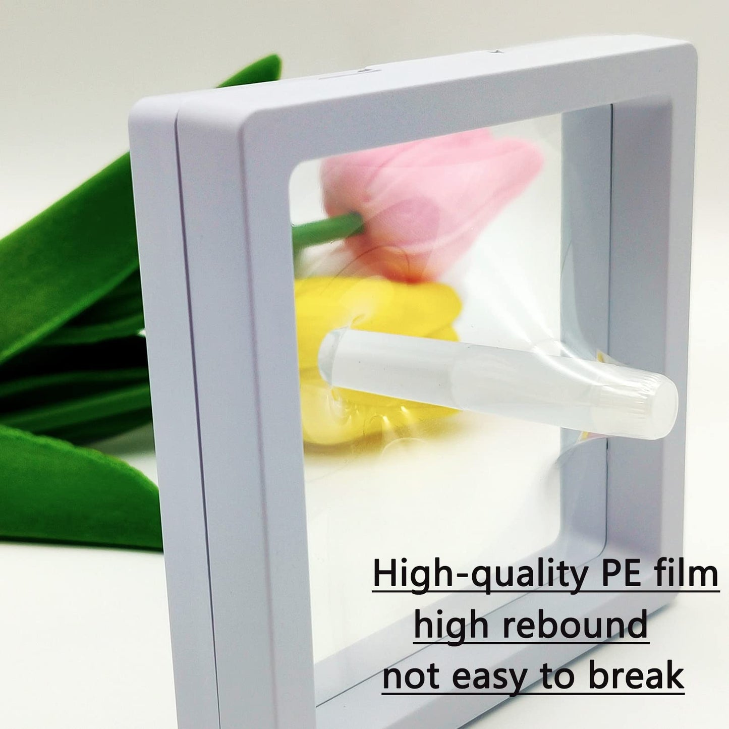 GUXACU Press On Nail Packaging Boxes - 3D Floating Storage and Display Box With 60pcs Double Sided Adhesive Tape for Nail Tech