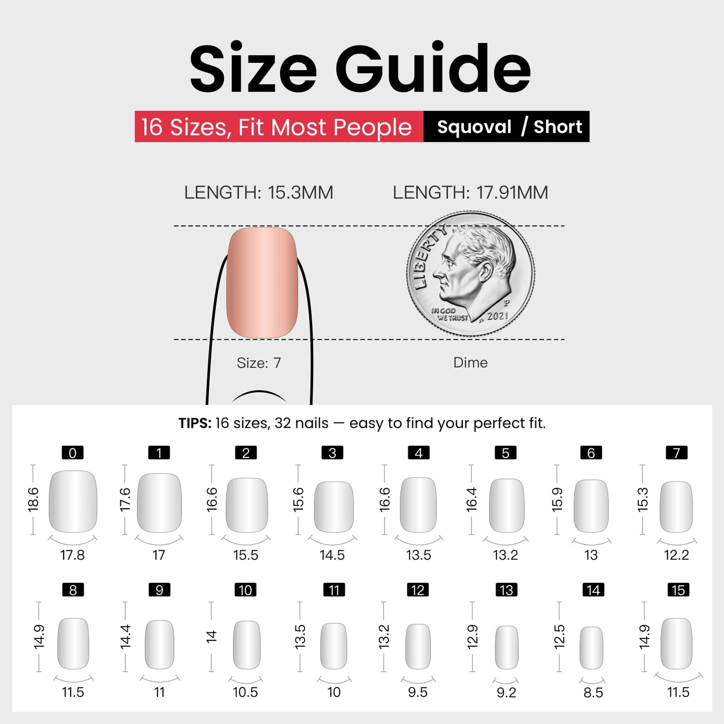CurvLife Soft Gel Press On Nails Square, Long-Lasting Reusable Fake Nails Kit with Glue & Tabs, 30pcs Salon-Quality Stick On Nails for Women At-Home Manicure (Pink Veil)
