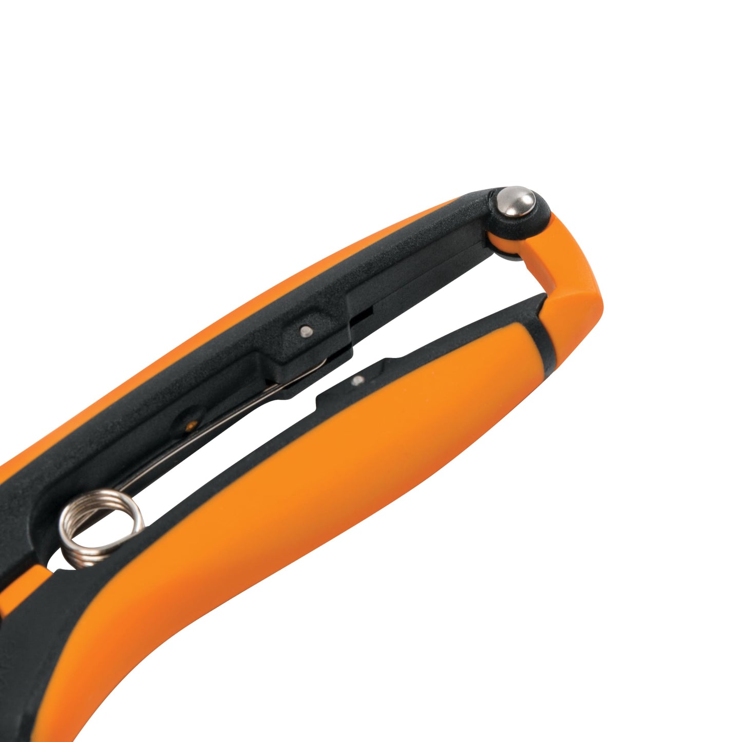Fiskars Curved Micro-Tip Pruning Snips - 6" Garden Shears with Sheath and SoftGrip Handle - Yard and Garden Tools - Orange/Black