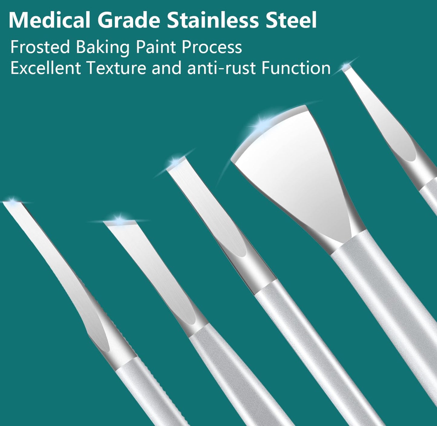 Ingrown Toenail Removal Kit Pedicure Tools for Feet Professional Knife Set Stainless Steel Ingrown Toenail Treatment Calloused Feet Remover Tool (7 Pcs Set)
