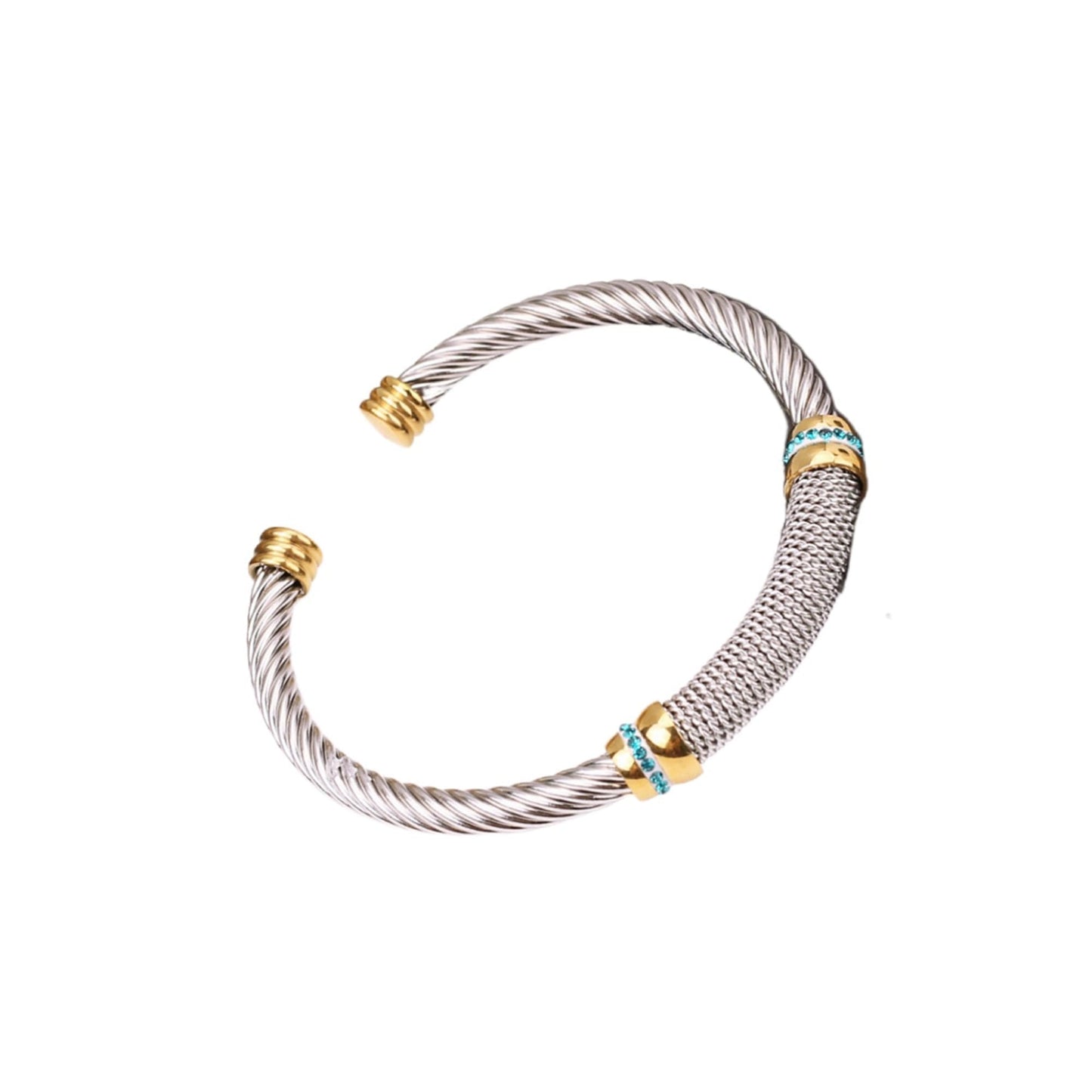 925 Sterling Silver Bracelet for Women Silver Cuff Bangles for Men CZ Bangle Bracelet Twisted Cable Wire Bracelet Adjustable Open Cuff Bangle Bracelet Minimalst Bracelets Jewelry Gift for Him Her