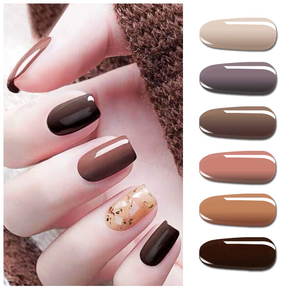 Vishine Soak Off Gel Nail Polish Kit 8ml UV LED Nail Gel Polish Varnish Manicure Gift Set C003