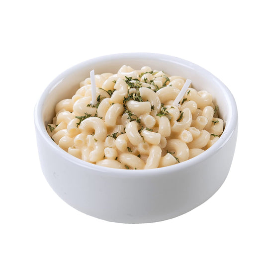 Macaroni and Cheese Pasta Bowl Scented Candle Ritual Gift for Your Lovers Friends