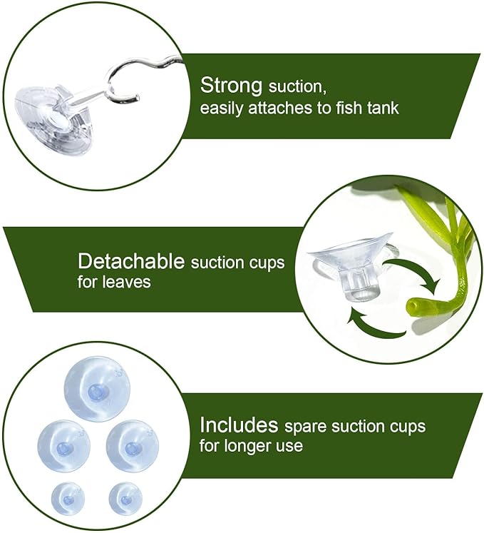 BaoZqua 5 Pcs Betta Hammock Leaf & Tunnel, Betta Fish Tank Accessories