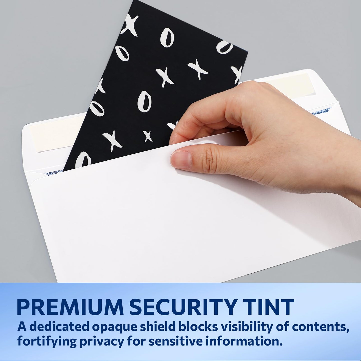 SUNEE #10 Security-Tinted Self Seal Envelopes – 500 Pack White Windowless Mailing Envelopes, 24LB Printer Friendly for Business, Home & Office Use (4-1/8 x 9-1/2")