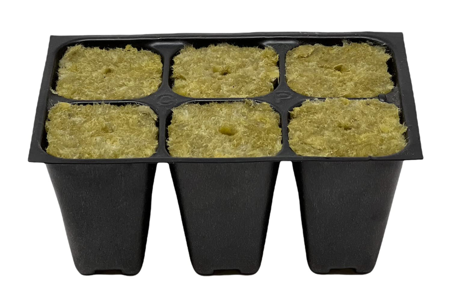 The Hydroponic City Seed Starter Tray, 720 Cells (120 Trays - 6 Cells Per Tray) + Plant Stakes
