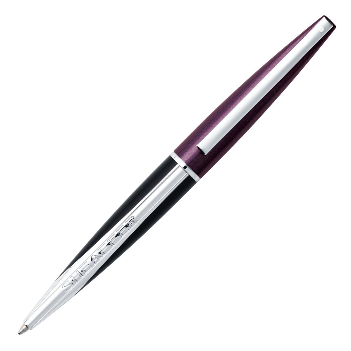 Sheaffer Taranis Ballpoint Pen, Amethyst Brilliant, Chrome Trim (E2944751-PB2)