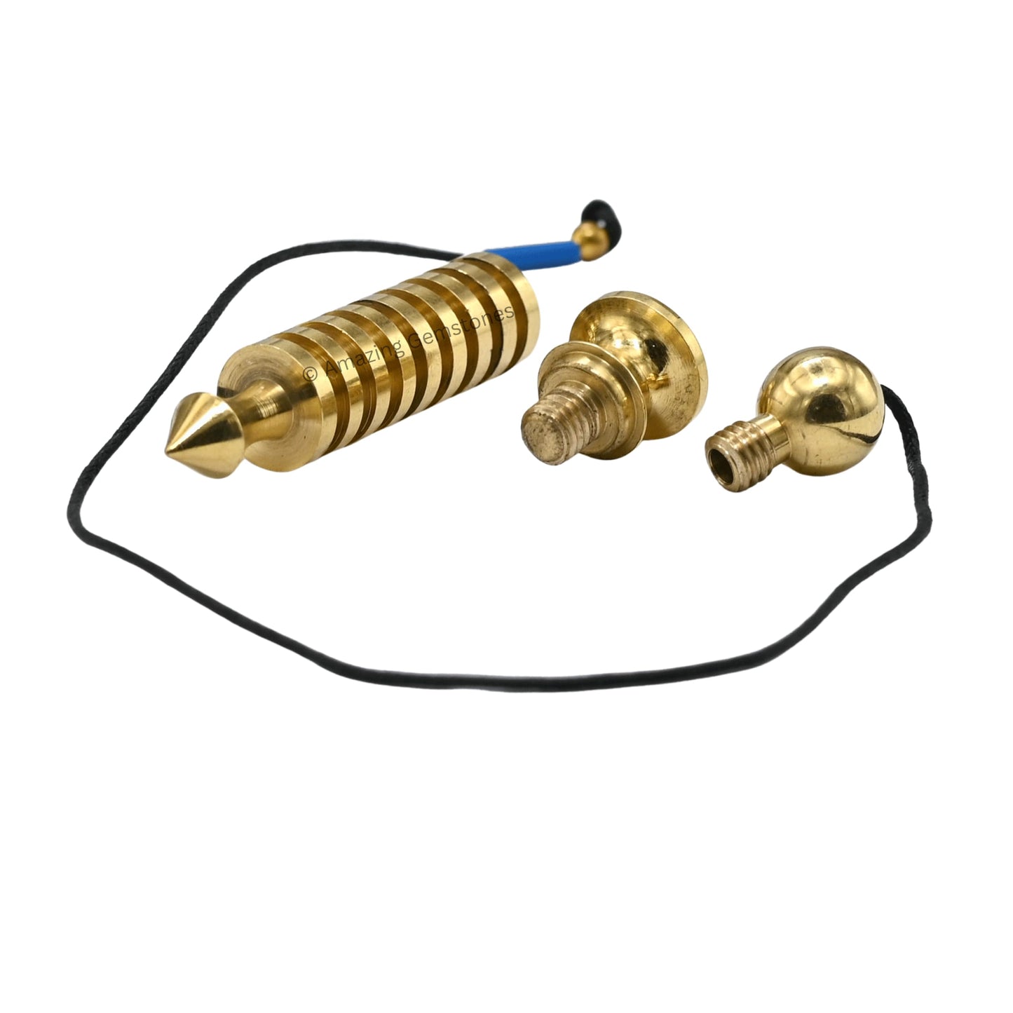 Amazing Gemstone Healing Metal Pendulums for Divination, Gold 9 ISIS Ring Plate Steel Copper Pendulum High Energy Pendulo de Bronce Pendulos de Mesa MP61