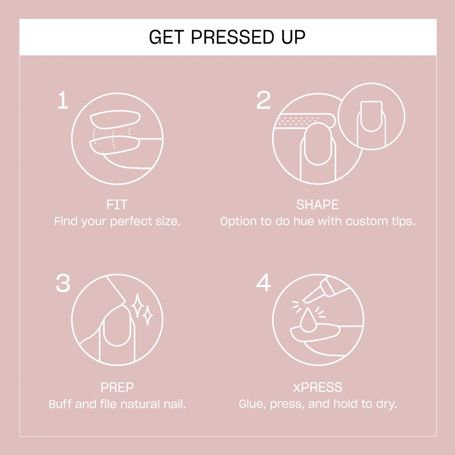 OPI On Point Give ‘Em Tulip | Short Round Opaque Neutral Floral Nail Art Press On Nails | 30 Count with Glue | Long Lasting, Reusable, Non-damaging | Spring 2026