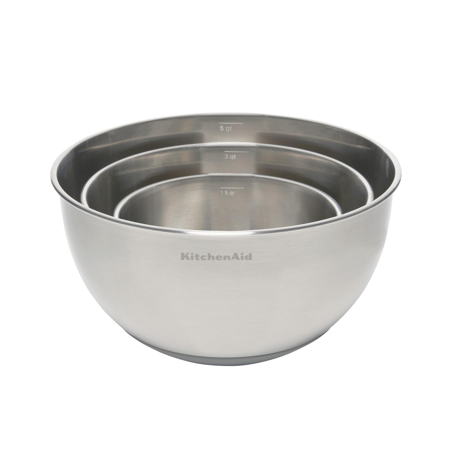 KitchenAid Stainless Steel Mixing Bowls, Set Of 3