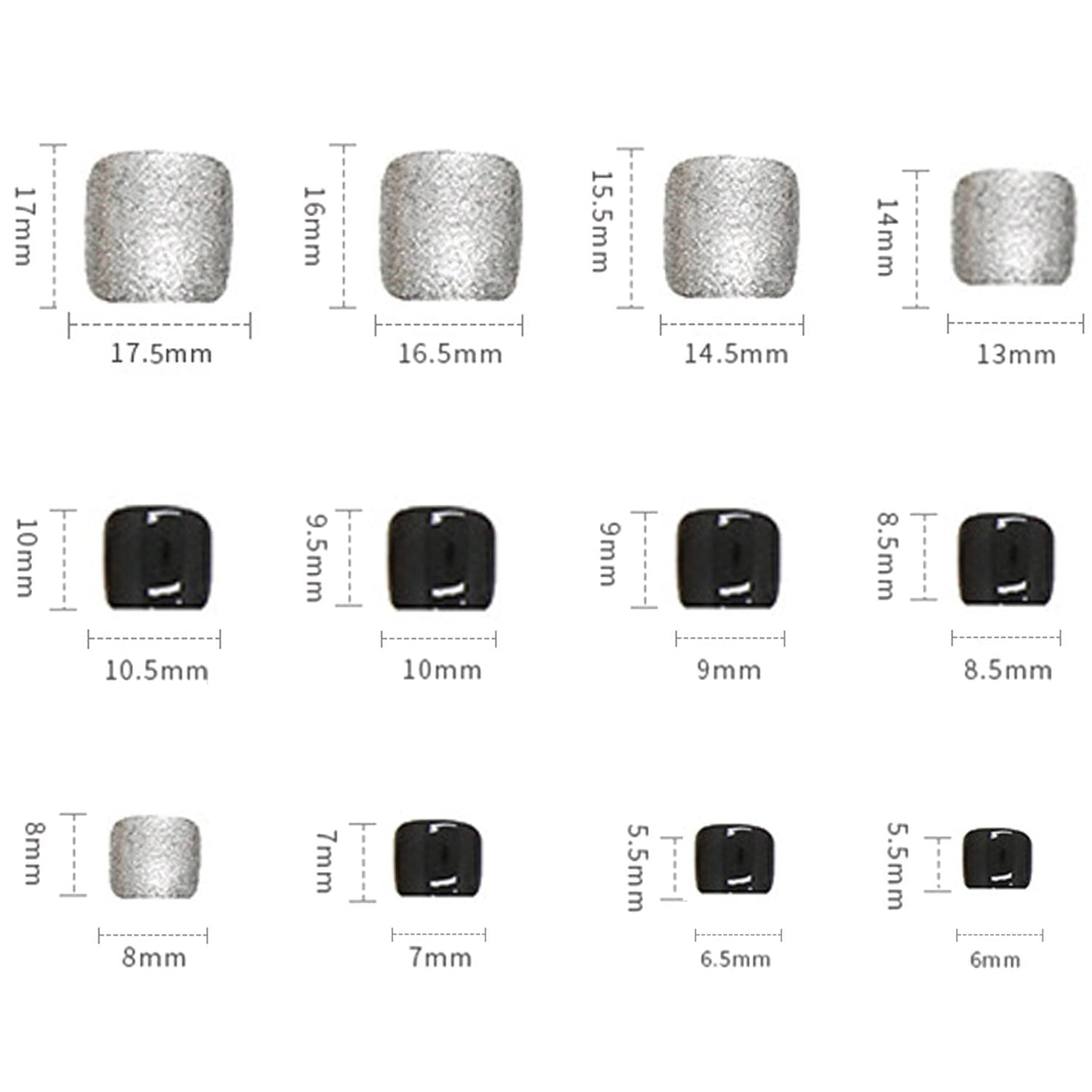 Toe Press on Nails with Designs, Full Cover Reusable False Toenails with Glue Set, Artificial Acrylic Fake Nails for Toe, Glue on Toenails for Women, Peel and Stick Nail Polish Designs for Toenails