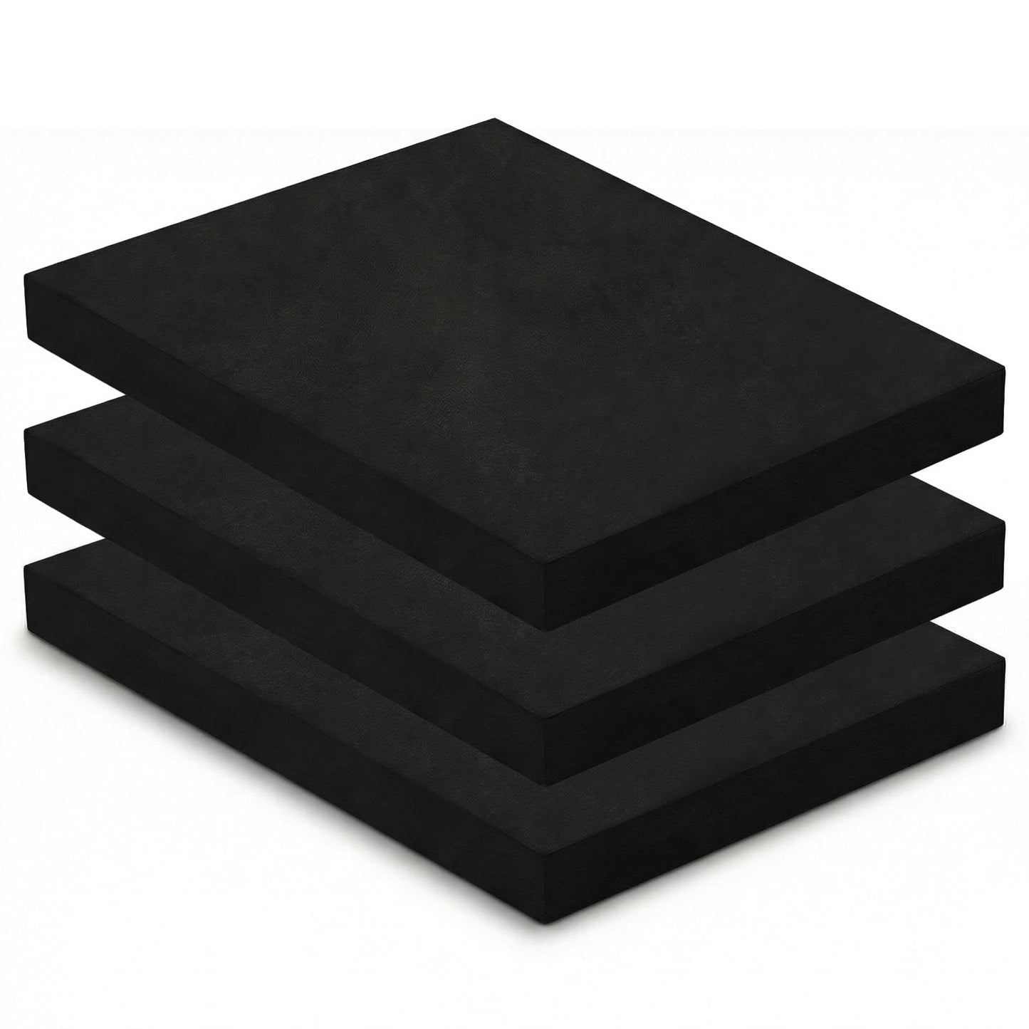 ENIPEDITA 3 Pcs Thermoform Molding Foam Sheet, Black Press Thermoform Sheet for Making DIY Crafts Sheath and Holster Board Molding Sheath(12 x 8 x 1 Inch)