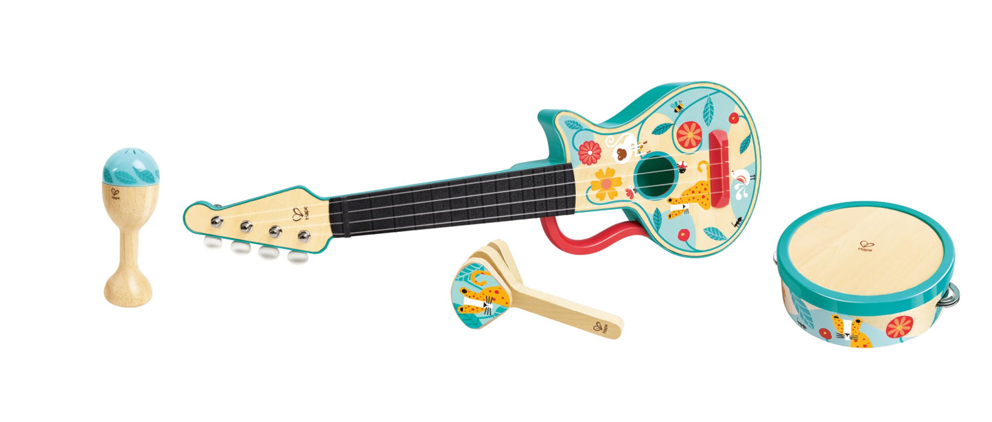 Hape 3Y+ 4 in 1 Kids Instrument Set