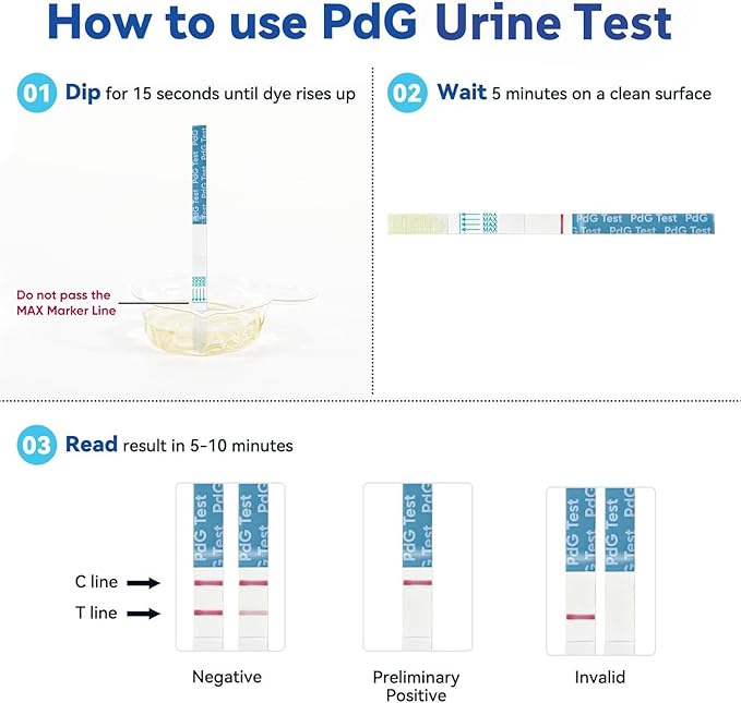 Wondfo PdG Urine Test- 5 Tests to Track Ovulation at Home for Women