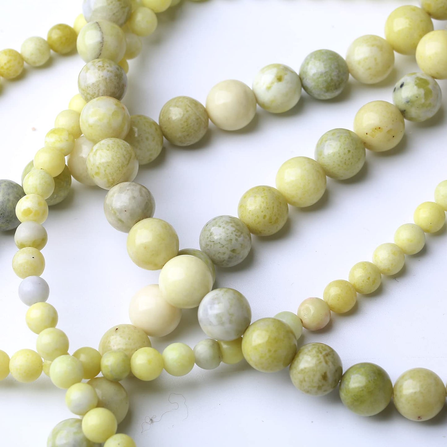 60PCS 6MM Natural Yellow Jasper Stone Beads Energy Healing Beads for DIY Jewelry Bracelet Necklace Making for Jewelry Making15Inch