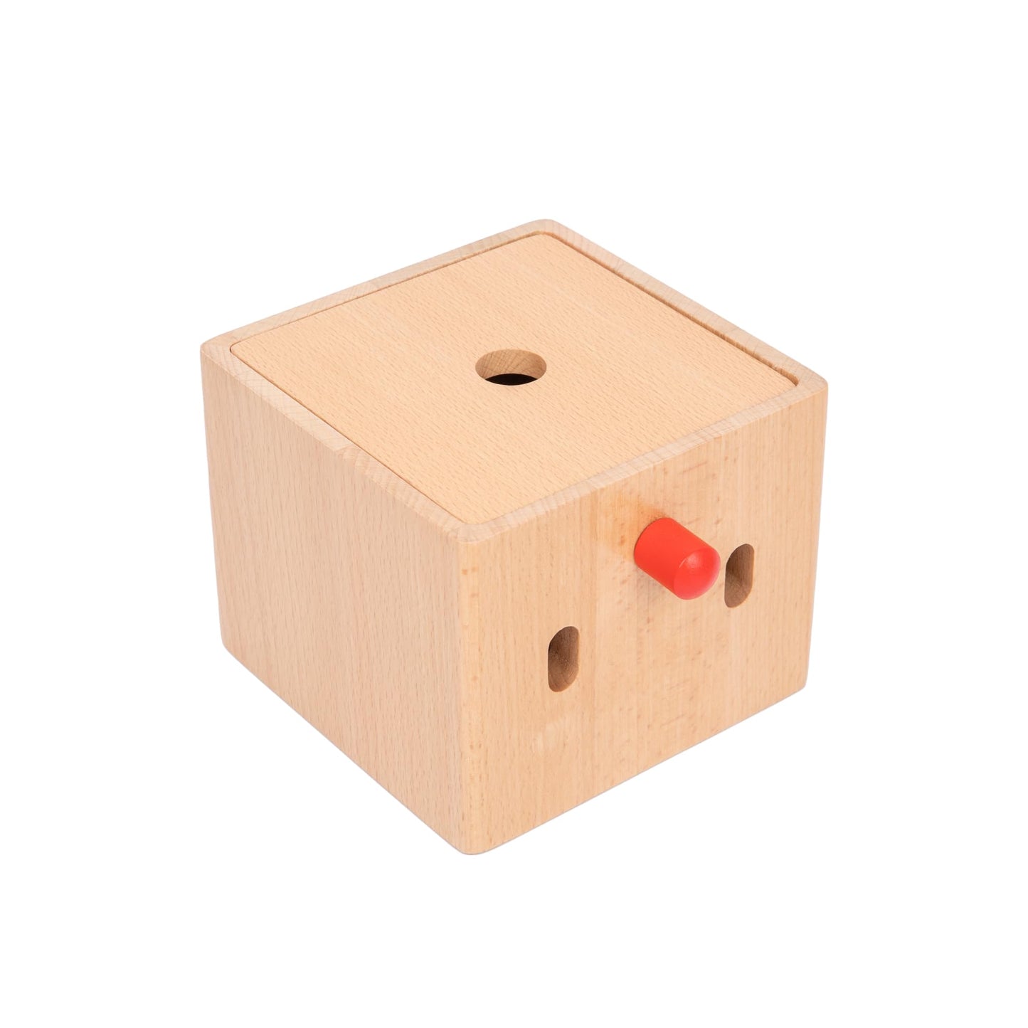 Adena Montessori Baby Full Wood Tissue Box Infant Toys for 6-12 Months Baby