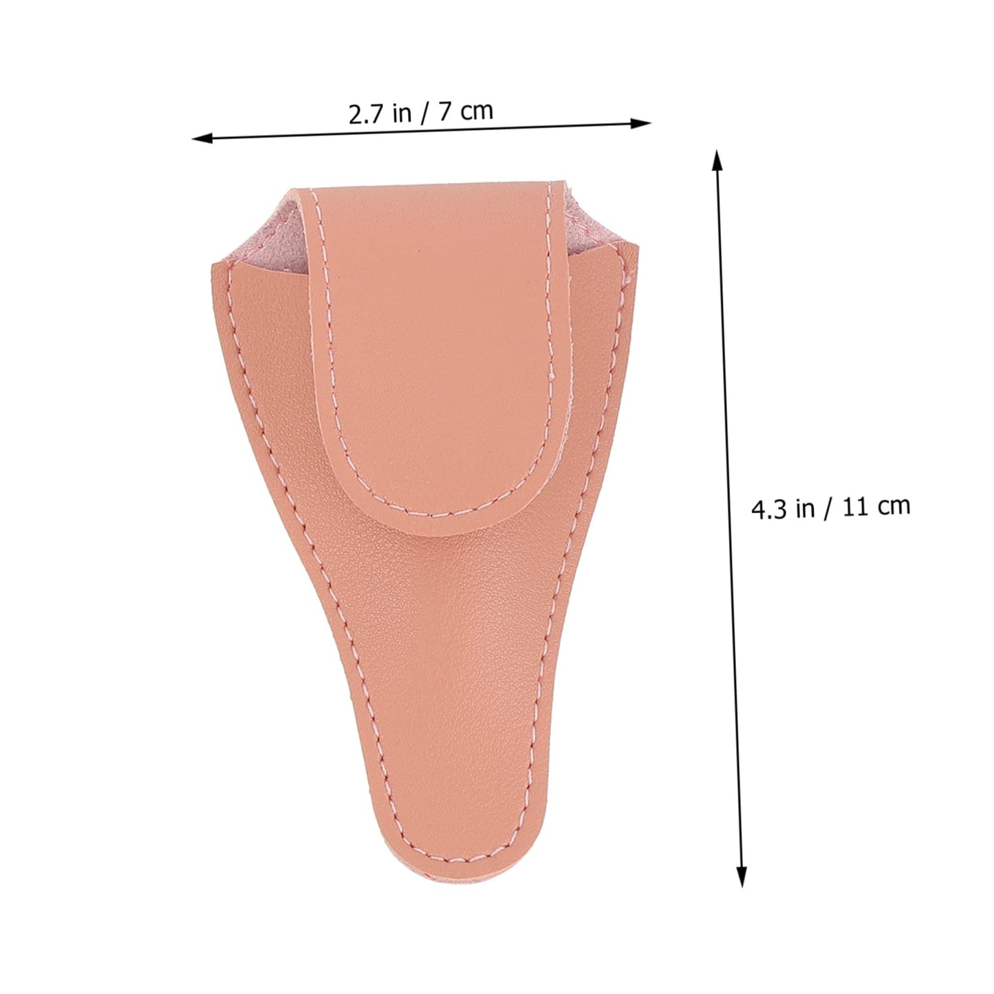 Nail Scissor Pouch with Buckle Closure Lightweight Portable Protective Cover for Cuticle Scissors Grooming Shears 4.33 X 2.75 X 0.98 Inches 3-Pack