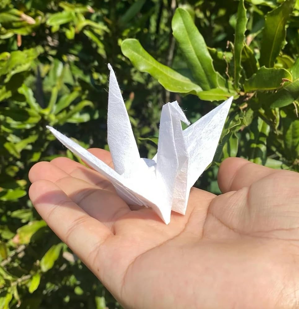 50 Sheets A4 Natural Fiber Mulberry Tree Mulberry Paper Sheets Art Tissue Washi Paper Design Craft Art Origami Suppliers Card Making DIY Crafts (White Color, A4)