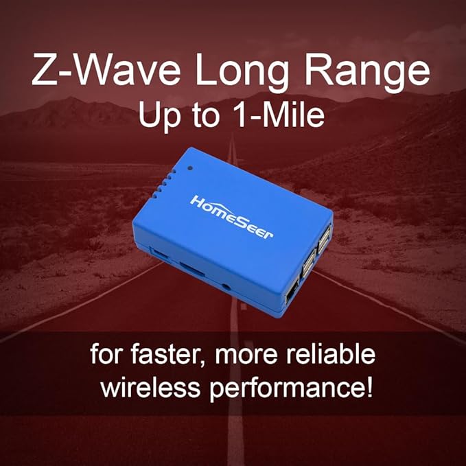 HomeSeer HomeTroller Pi G8 Smart Home Hub, 800 Series Long Range Radio, Compatible with Z-Wave, Zigbee, Tuya, HUE, Nest, Ecobee and Much More, Locally Managed Automations