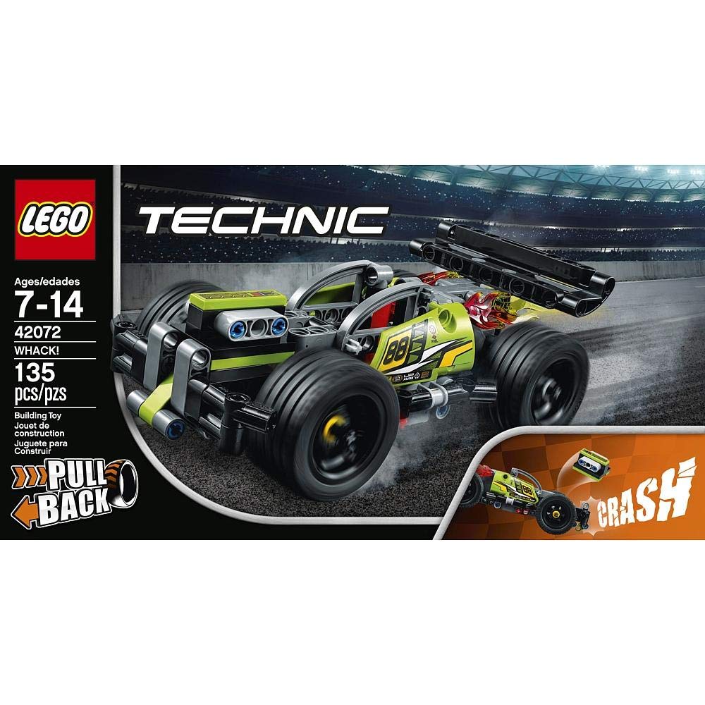LEGO Technic WHACK! 42072 Building Kit with Pull Back Toy Stunt Car, Popular Girls and Boys Engineering Toy for Creative Play (135 Pieces)