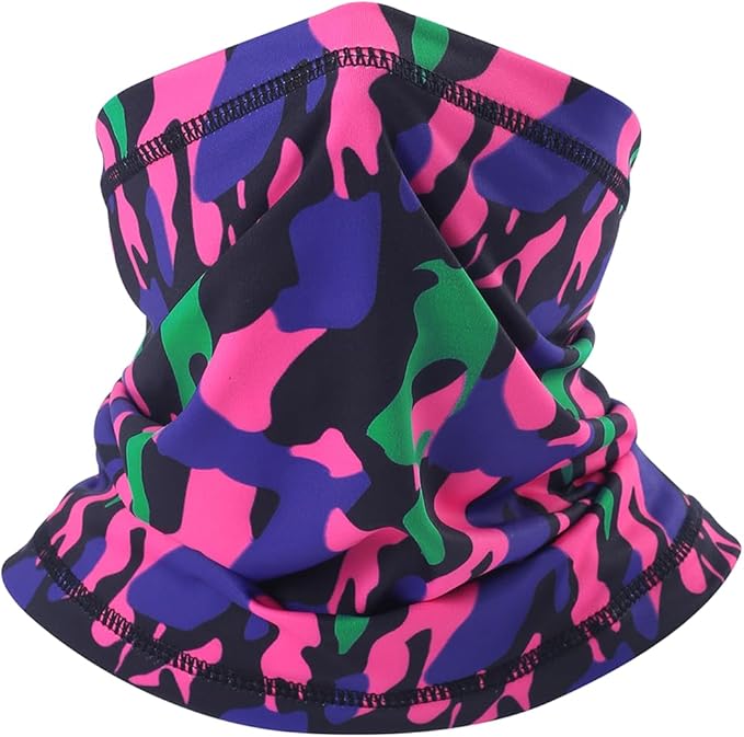UV Protection Cooling Neck Gaiter Face Mask Scarf for Men - Windproof Neck Cover Bandana Neck Warmer Mask