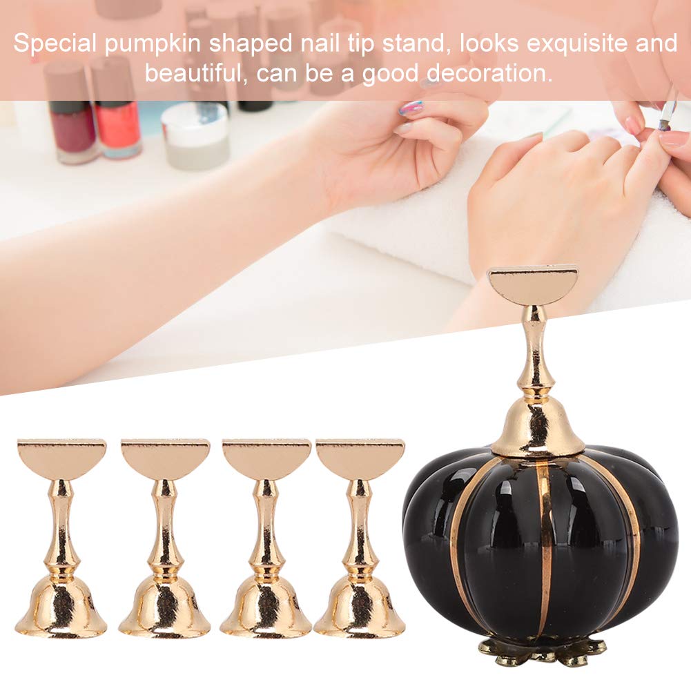 Nail Art Practice Stand, Magnetic Manicure Practice Tips Holder Tool Professional Nail Art Display Stand Fingernail DIY Display Stands for Home and Salon False Nail Tip Manicure Tool(1#)