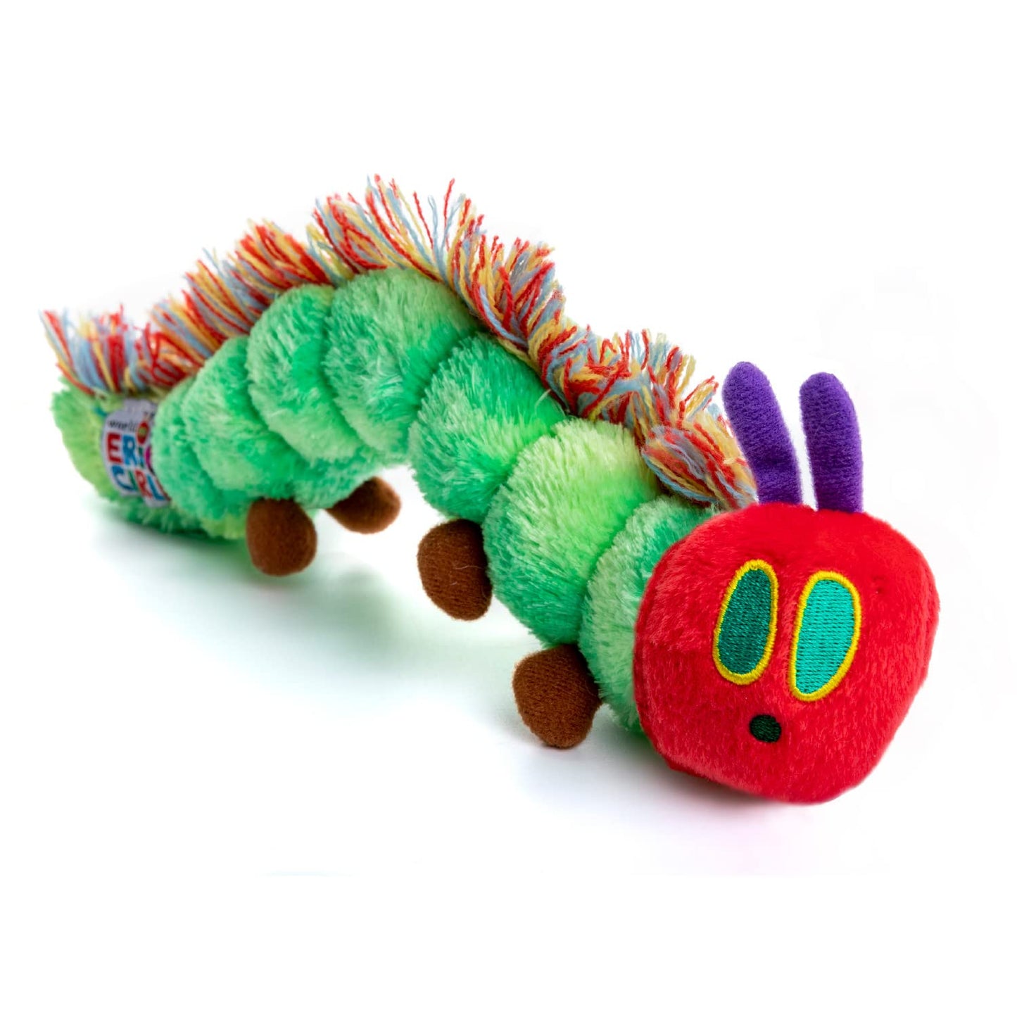 KIDS PREFERRED World of Eric Carle, The Very Hungry Caterpillar Bean Bag Toy, 10 inches