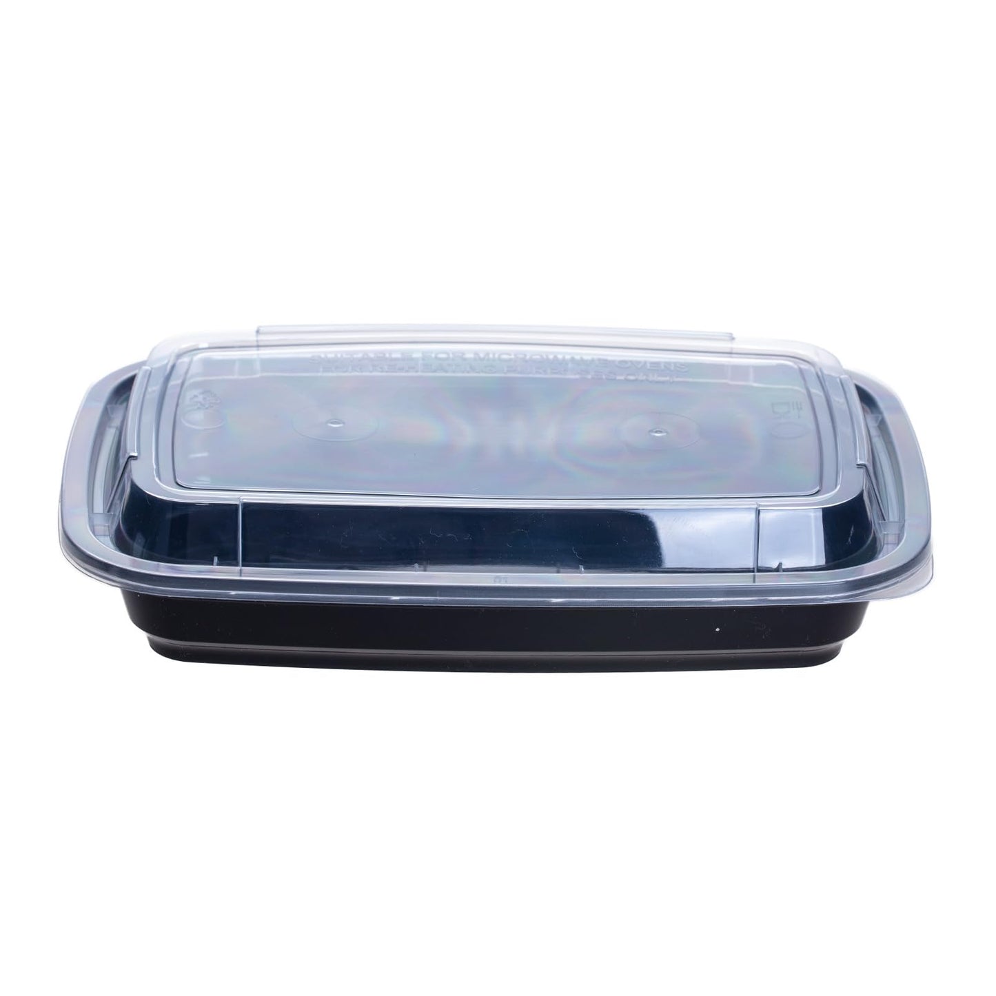 plaspapier Professional 32 oz Meal Prep Containers - 50 Pack (100 Pcs) with Lids, Leakproof, Microwave/Freezer/Dishwasher Safe - Bulk Hexagon Food Storage
