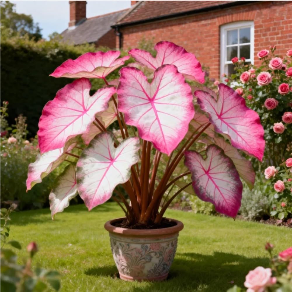 Elephant Ear Bulb Starter for Dense Tropical Greenery Effect