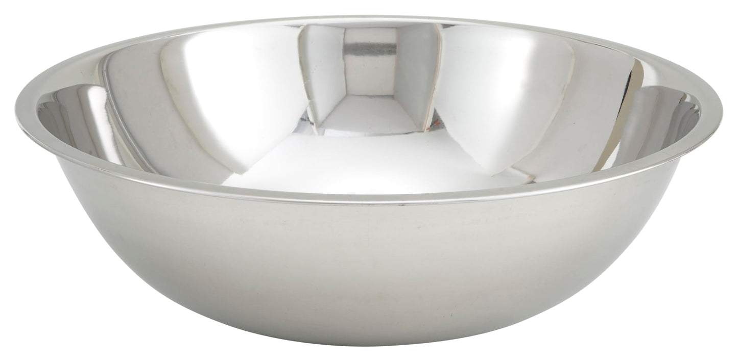 Winco 16 Quart Heavy-Duty Stainless Steel Mixing Bowl