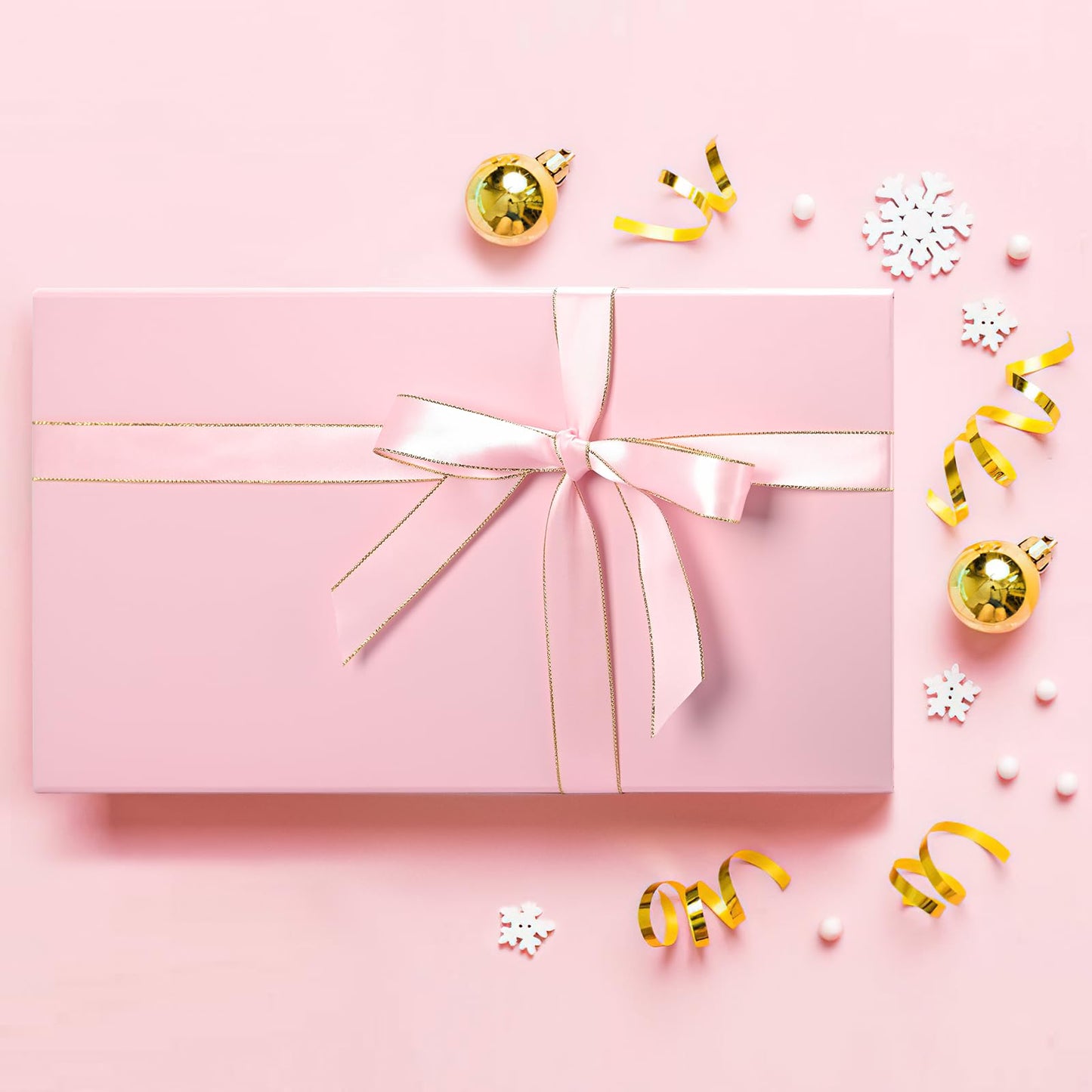 LIFELUM Pink Gift Box 13.85'' x 8.35'' x 4.45'' Gift for Mother's Gifts Large Gifts Boxes for Presents Birthday Magnetic Box for Gifts with Luxury Filler,Card, Ribbon,Sticker 1 Pack