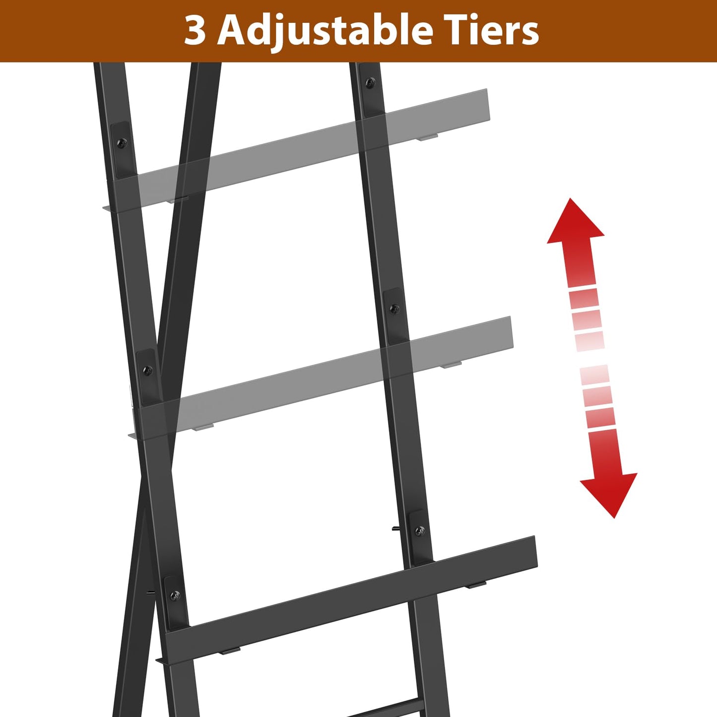 2 Pack Easel Stand for Sign, Metal Easels with Chain Support, Adjustable Free Standing Painting Rack for Display, Poster Picture, Wedding Sign,17" x 17" x 58", Black